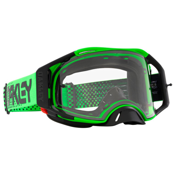 Oakley Airbrake moto green mx goggle